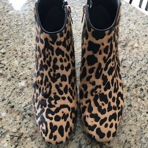 Ivanka Trump Leopard print bootie